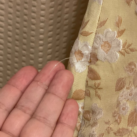 LULU’S Floral Mini Party Dress Cold Shoulders & Zip-Up back - Picture 5 of 5